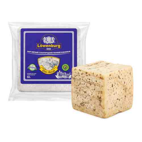 Сыр мягкий Lowenburg с благородной голубой плесенью 50% 0.85-1.3 кг арт. 3439034