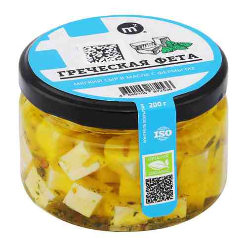 Сыр мягкий М2 Греческая Фета в масле 30% 200 г арт. 3508321