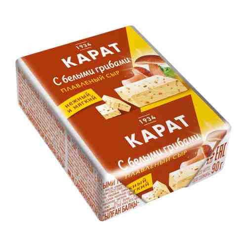 Сыр плавленый Карат с белыми грибами 45% 90 г арт. 3425115