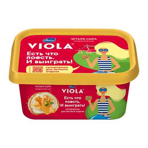 Сыр плавленый Valio Viola Четыре сыра 50% 400 г арт. 3366897