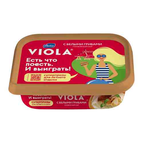 Сыр плавленый Valio Viola с белыми грибами 50% 200 г арт. 3417884