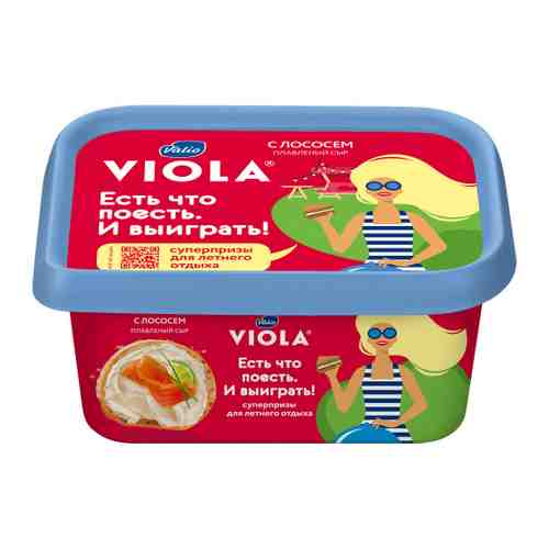 Сыр плавленый Valio Viola с лососем 35% 400 г арт. 3450010