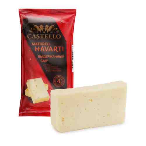 Сыр полутвердый Castello Matured Havarti выдержанный 45% 200 г арт. 3429753