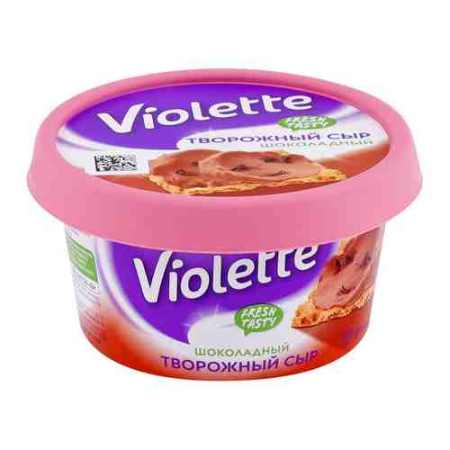 Сыр творожный Карат Violette нежный шоколадный 50% 140 г арт. 3175092