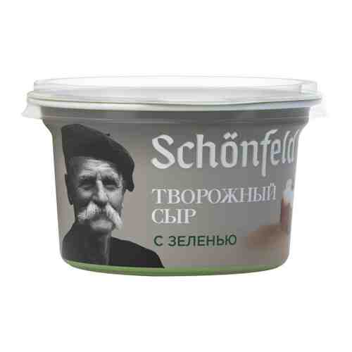 Сыр творожный Schonfeld с зеленью 65% 140 г арт. 3373828