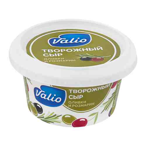 Сыр творожный Valio c оливками и розмарином 68% 150 г арт. 3396432