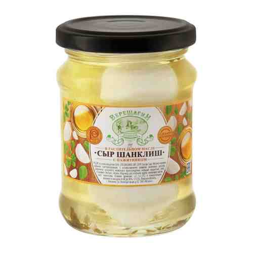Сыр творожный Верещагин Шанклиш в оливково-растительном масле с пажитником 50% 250 мл арт. 3429096