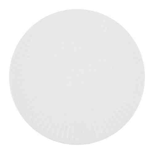 Тарелка одноразовая Мистерия белая картонная 17 см 12 штук арт. 3421860