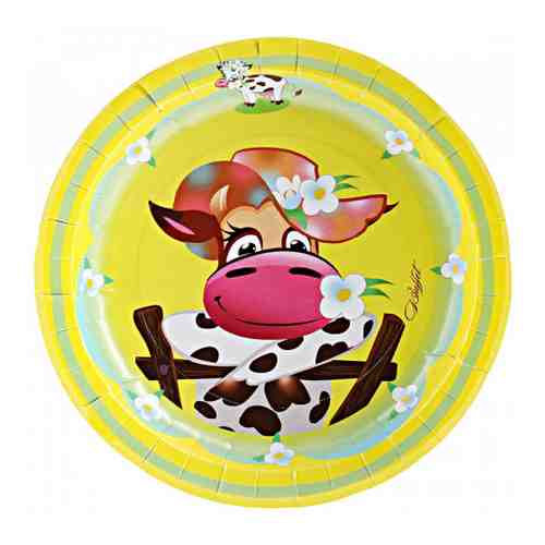 Тарелка одноразовая Мистерия Детская коллекция 23 см 10 штук арт. 3163644