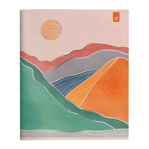 Тетрадь А5 Lorex Gorgeous Hill soft touch 48 листов в клетку на скрепке двойная обложка арт. 3509786