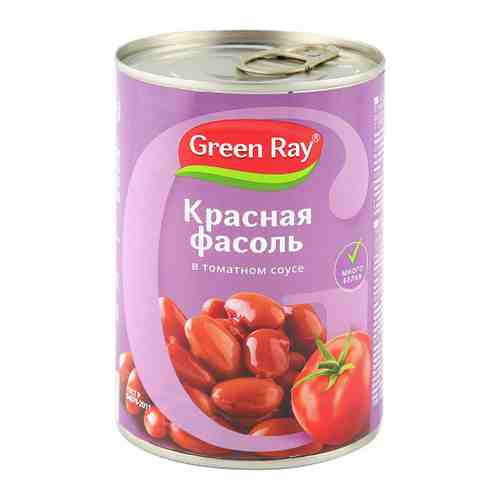 Фасоль Green Ray красная в томатном соусе 425 мл арт. 3408461