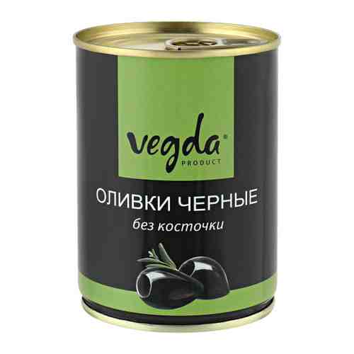 Оливки Vegda product черные без косточки 300 мл арт. 3479884
