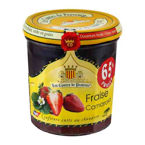Джем Les Comtes de Provence 65% фруктов из клубники Камароза 340 г арт. 3454851