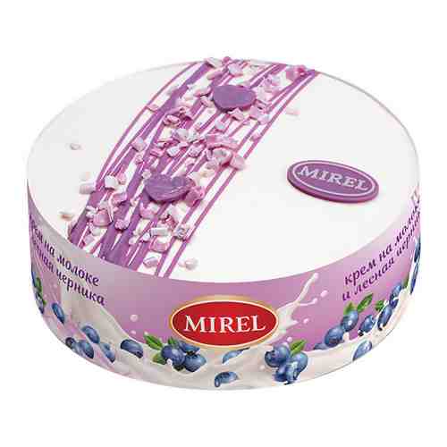Торт Черничное молоко замороженный Mirel 750 г арт. 3436433