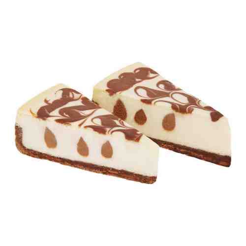 Торт Чизкейк Дуэт сливочно-шоколадный Swirl замороженный Cheesecake Club 200 г арт. 3395201