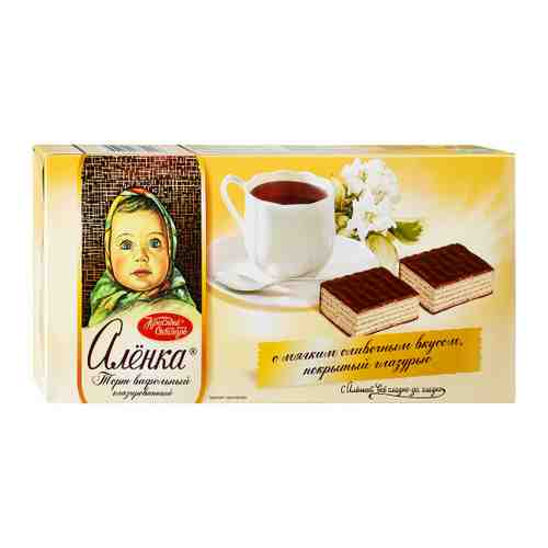 Торт Красный Октябрь Аленка шоколадно-вафельный 250 г арт. 3050749