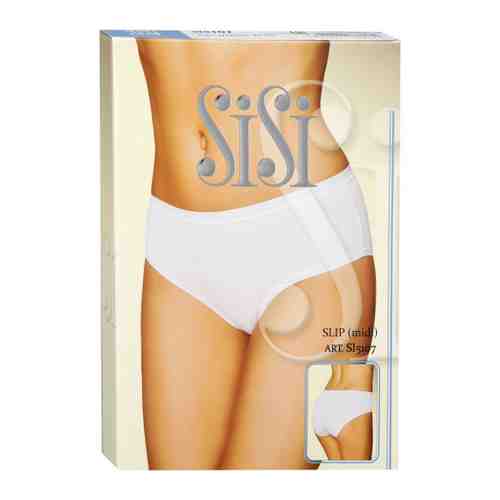 Трусы женские Sisi Slip midi белые размер 50/XL арт. 3411183