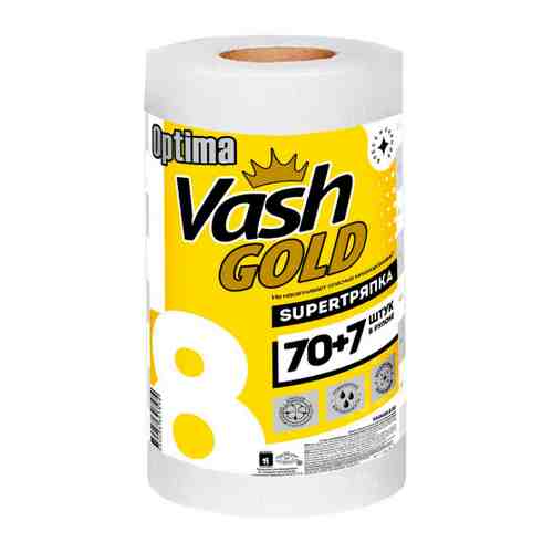Тряпка Vash Gold Super Оптима в рулоне 77 листов арт. 3521118