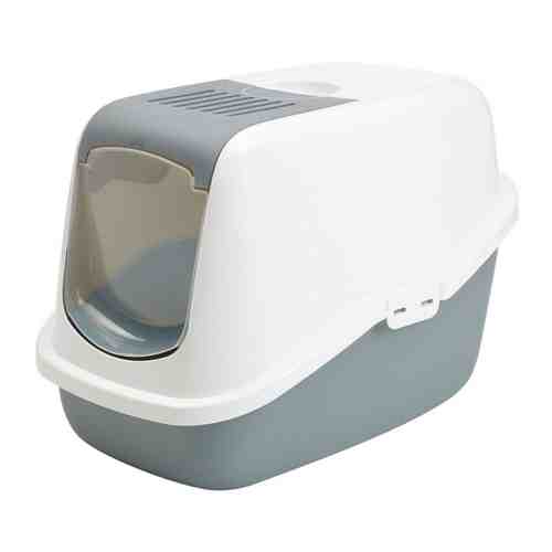 Туалет-домик Savic Nestor серый для кошек 56х39х38.5 см арт. 3288446