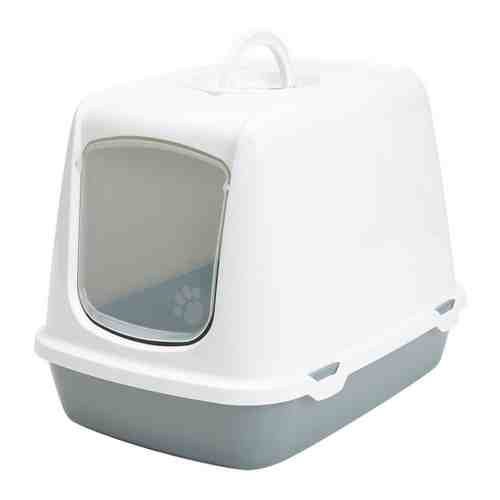 Туалет-домик Savic Oscar серый для кошек 50х37х39 см арт. 3418957