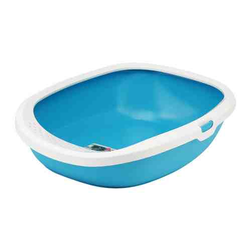 Туалет Savic Gizmo Large с бортом голубой для кошек 52х39.5х15 см арт. 3418966