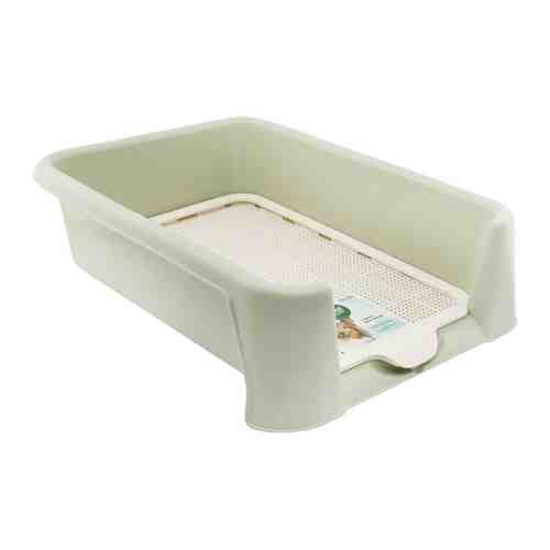 Туалет Triol сетка в комплекте оливковый для собак 52x40x15 см арт. 3485679