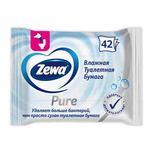 Туалетная бумага Zewa без аромата влажная 42 штуки арт. 3268303
