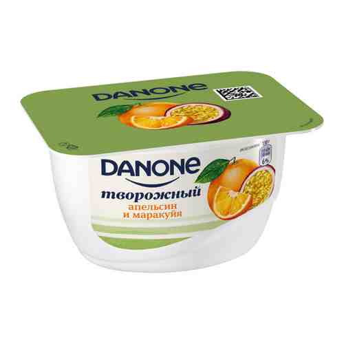 Творожок Danone с апельсином и маракуйей 3.6% 130 г арт. 3519421