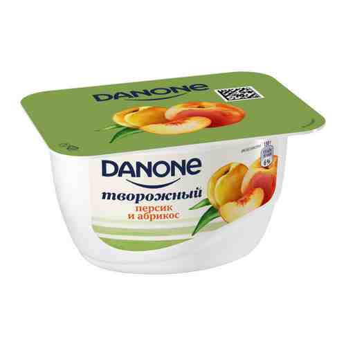 Творожок Danone с персиком и абрикосом 3.6% 130 г арт. 3519422