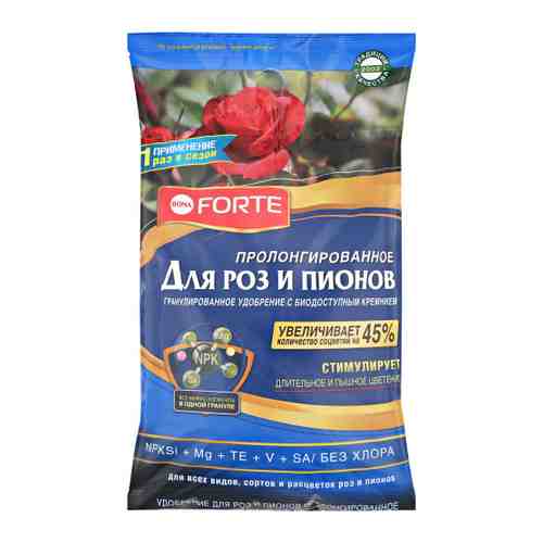 Удобрение Bona Forte для роз и клумбовых с кремнием 2.5 кг арт. 3421791
