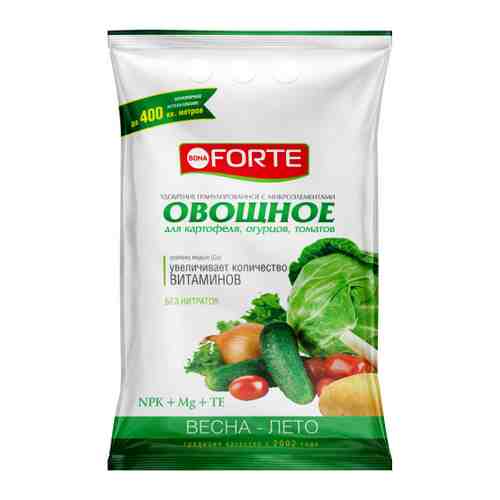 Удобрение Bona Forte с микроэлементами овощное 2.5 кг арт. 3511702