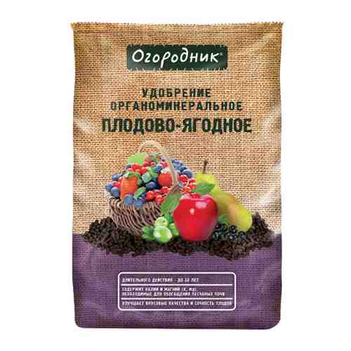 Удобрение Огородник органоминеральное для плодово-ягодных в пеллетах 2.5 кг арт. 3511819