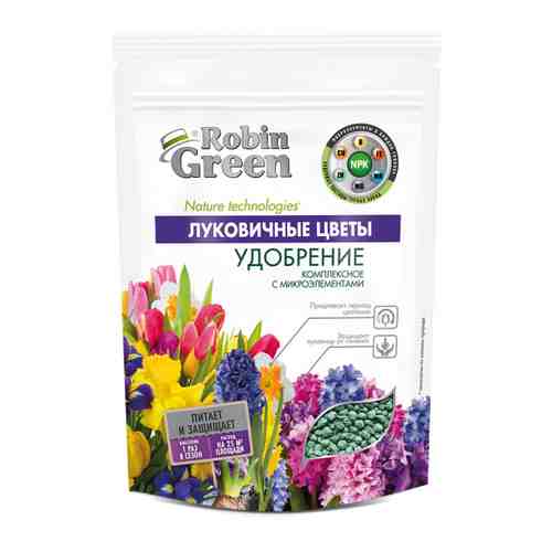 Удобрение Robin Green минеральное гранулированное луковичные цветы 1 кг арт. 3454196