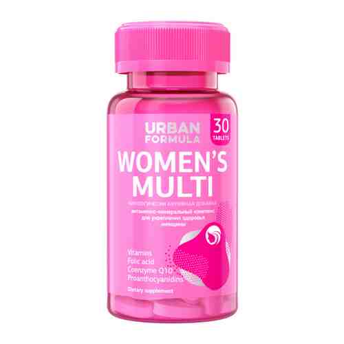 Urban Formula Women's Multi Витаминно-минеральный комплекс для женщин от А до Zn (30 таблеток) арт. 3443867