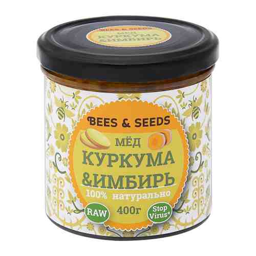 Паста Bees&Seeds Урбеч медовая с куркумой и имбирем 400 г арт. 3408956