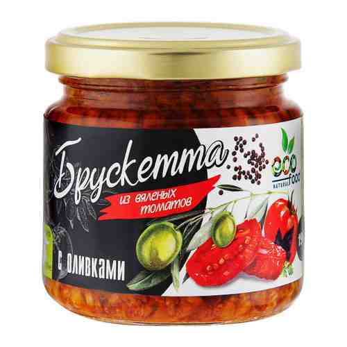 Брускетта Ecofood из вяленых томатов с оливками 190 г арт. 3481806