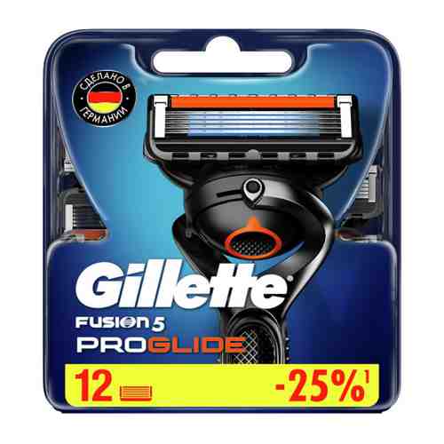Кассеты сменные для бритья Gillette Fusion 5 Proglide 12 штук арт. 3333802