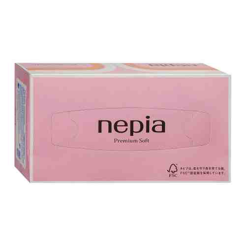 Салфетки бумажные Nepia Premium Soft двухслойные 180 штук арт. 3498412