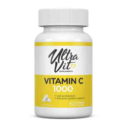 Витамины UltraVit Vitamin C 1000 мг (60 капсул) арт. 3438084