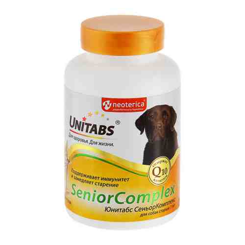 Витамины Unitabs Senior Complex UT c Q10 для собак 100 таблеток арт. 3452389