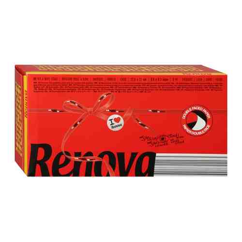Салфетки бумажные Renova Red Label Maxi Red 3-слойные 22.5х21 см арт. 3506228