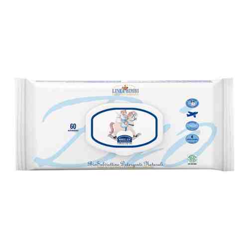 Влажные салфетки детские Helan Linea Bimbi органические 60 штук арт. 3441456