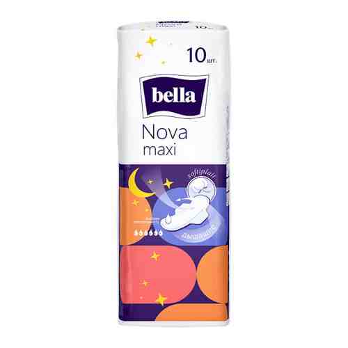 Прокладки впитывающие Bella Nova Maxi 5 капель 10 штук арт. 3427868