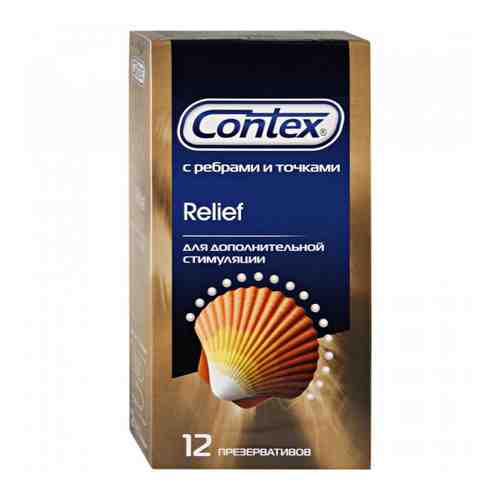 Презервативы Contex Relief Микс 2 вида 12 штук арт. 3377149