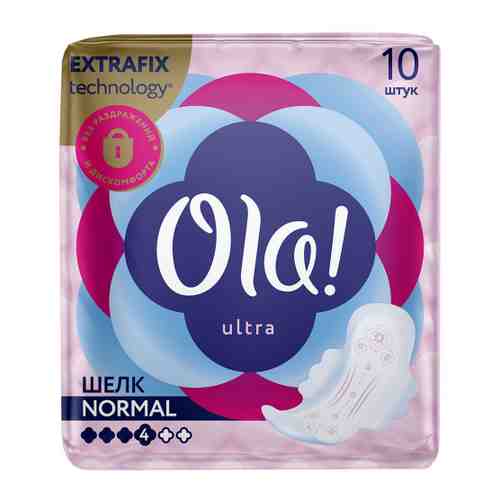 Прокладки ультратонкие Ola! Ultra Normal Шелковистая поверхность 10 штук арт. 3520812