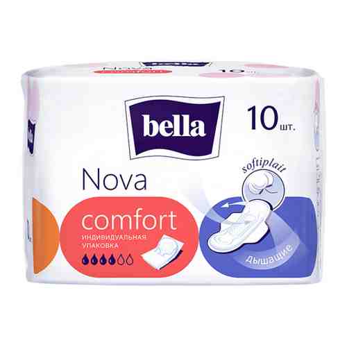 Прокладки впитывающие Bella Nova Comfort 4 капли 10 штук арт. 3427869