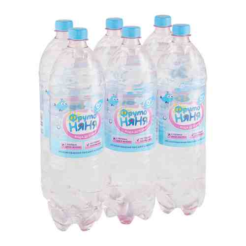 Вода детская ФрутоНяня питьевая негазированная с 0 месяцев 1.5 л 6 штук арт. 3316585