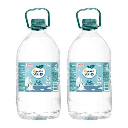 Вода детская ФрутоНяня питьевая негазированная с 0 месяцев 5 л 2 штуки арт. 3316587