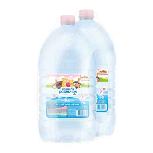 Вода детская Калинов Родничок питьевая негазированная с 0 месяцев 6 л 2 штуки арт. 3353328