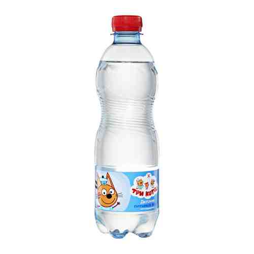 Вода детская Тбау Три Кота питьевая родниковая высшей категории кондиционированная негазированная 0.5 л арт. 3515856